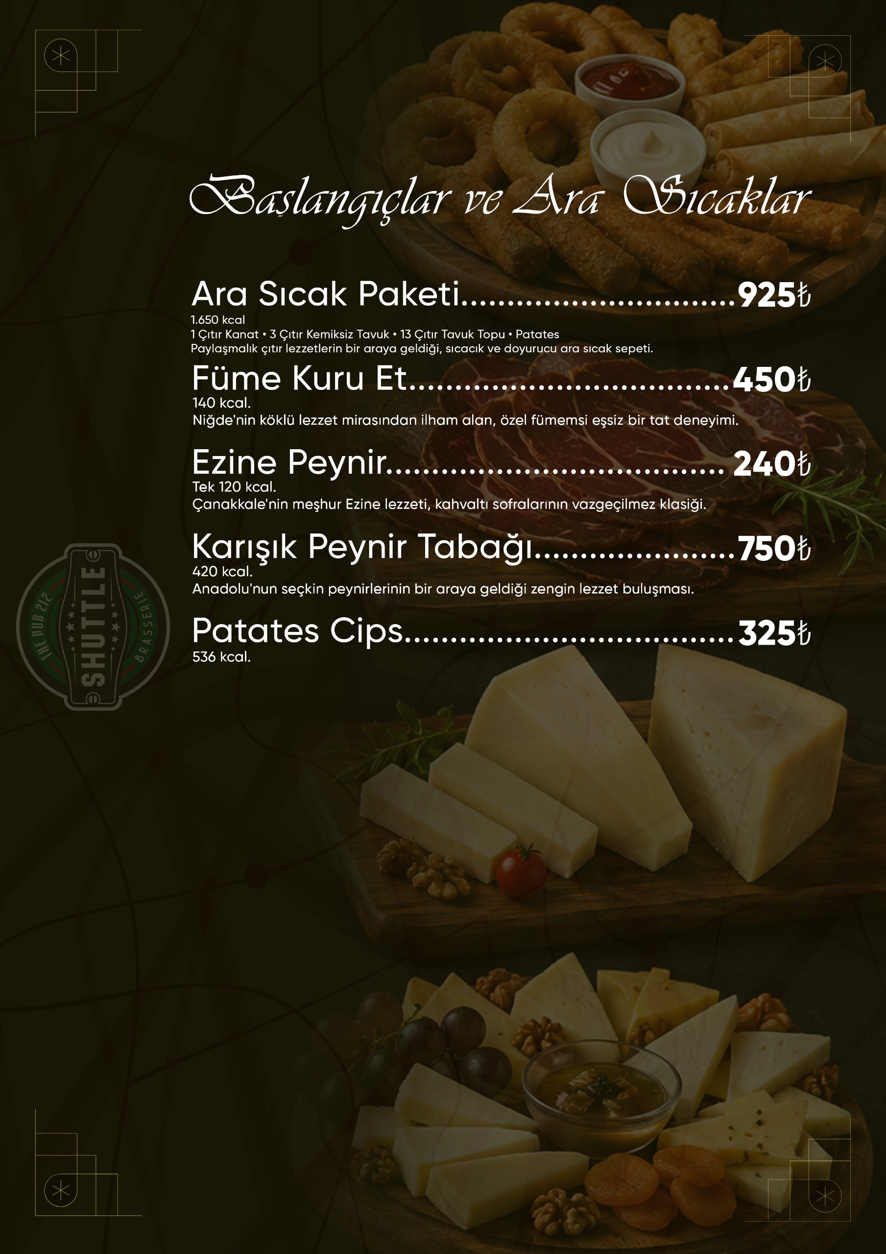 Menu Page